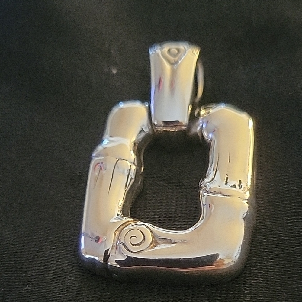 John Hardy Sterling Silver Geometric Pendant